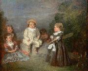 Happy Age. Golden Age, Jean antoine Watteau